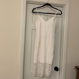 Lace White Dress, White House Black Market size 0